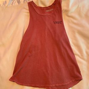 Vans racerback tank top